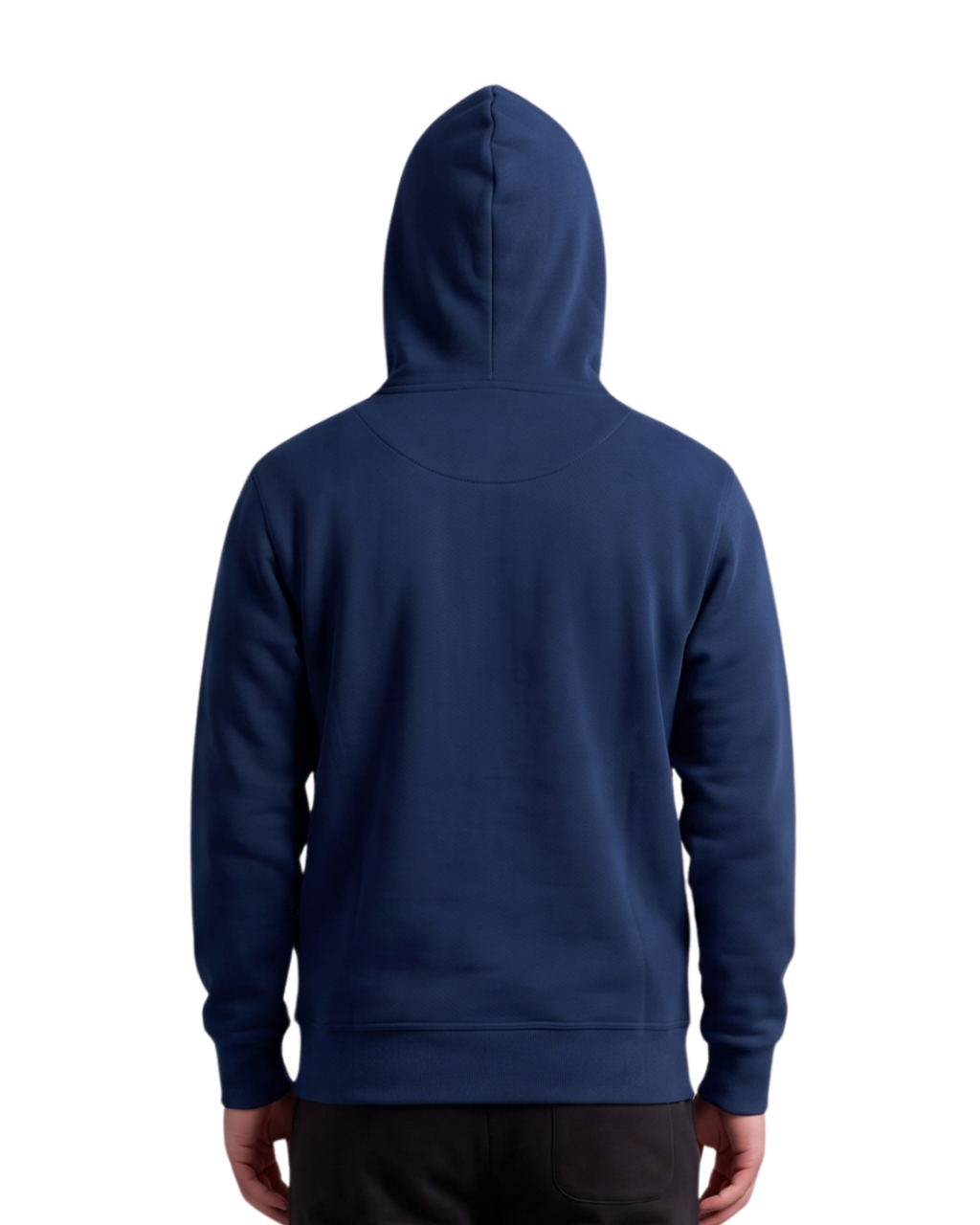 Navy Blue Balaclava Ninja Zipper Hoodie Jacket