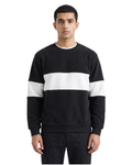 Zebra Black And White Block Sweatshirt