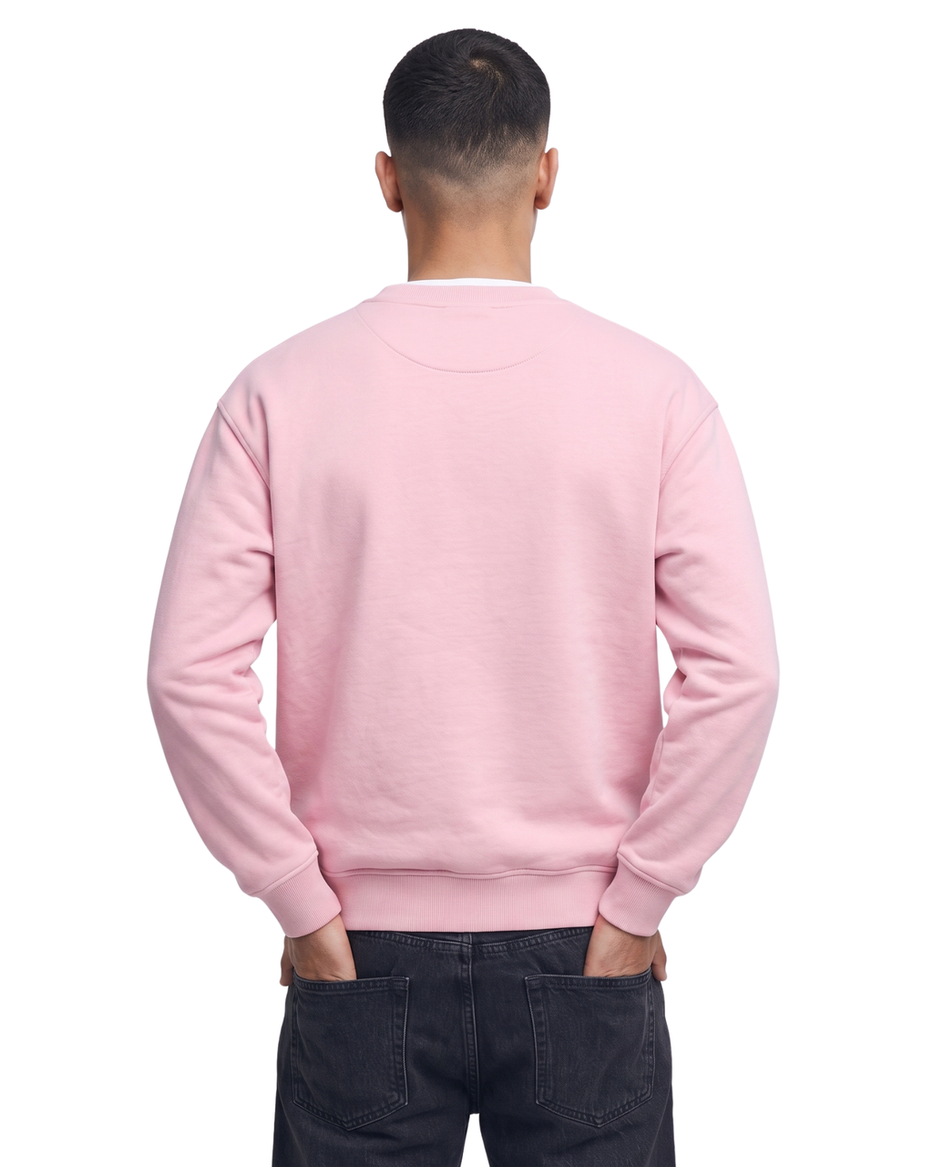 Pink Basic Sweat Shirt