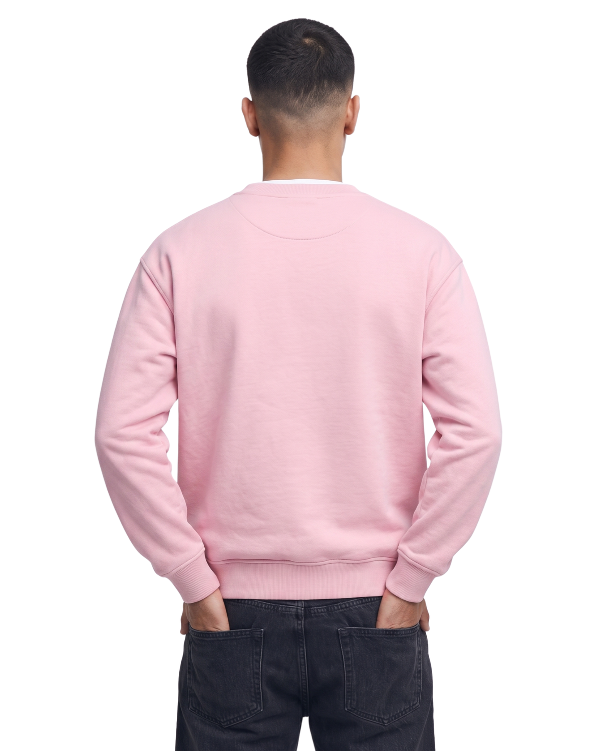 Pink Basic Sweat Shirt