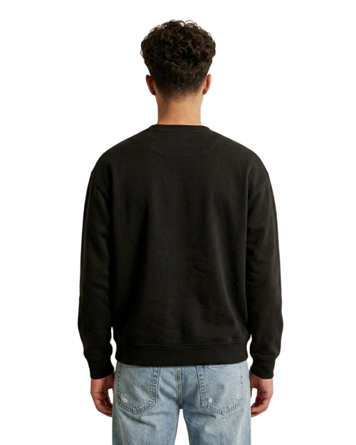 Black Basic Sweat Shirt