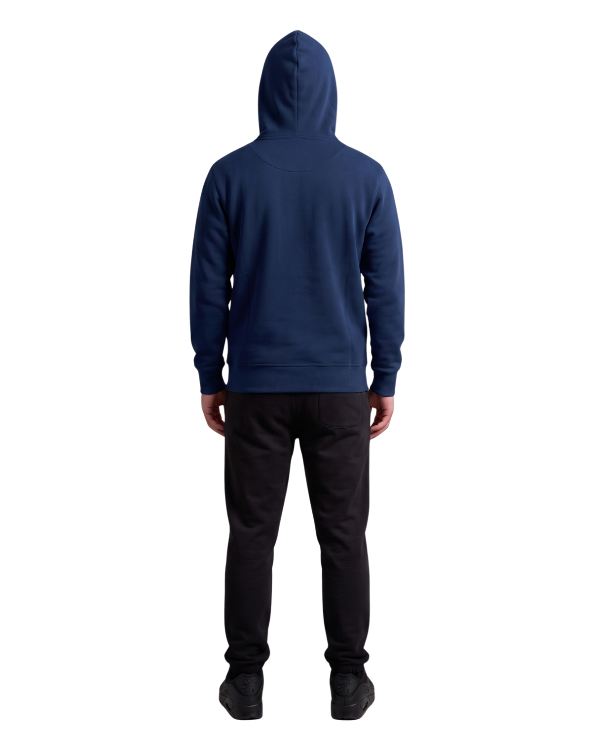 Navy Blue Balaclava Ninja Zipper Hoodie Jacket