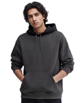 Charcoal With Black Basic Kangaroo Hoodie