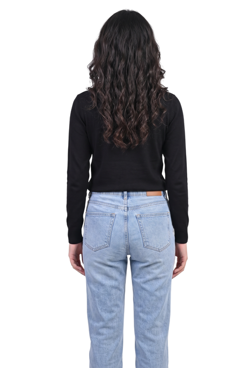 Black High Neck for Women's