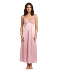 Blush Pink Satin Lace Nightdress