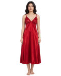 Red Desire Silk Maxi Nightdress