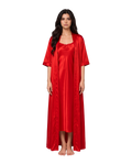 Red Luxe Silk 2-Piece Nightwear Set
