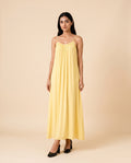 LunaFlow Backless Maxi | Yellow